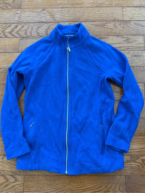 Tommy Bahama Tops - Tommy Bahama Aruba Full Zip Sweatshirt Jacket Women S Cobalt Cotton Cardigan